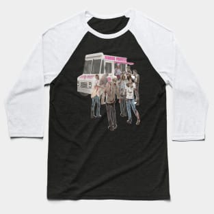 Zombie Ice Cream Baseball T-Shirt